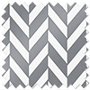Chevron Stripe, Grey - Made to Measure Curtains